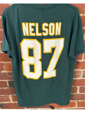 Green Bay Packers Jordy Nelson t-shirt Men's M Green